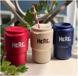 Cốc giữ nhiệt có nắp xoay Here 320ml - Màu Navy_11