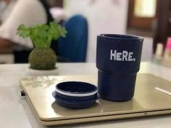 Cốc giữ nhiệt có nắp xoay Here 320ml - Màu Navy_8