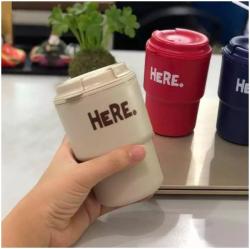 Cốc giữ nhiệt có nắp xoay Here 320ml - Màu Red_10