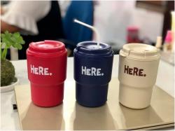 Cốc giữ nhiệt có nắp xoay Here 320ml - Màu Red_8