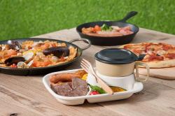 Cốc súp có nắp Inomata 300ml - Màu be_4