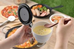 Cốc súp có nắp Inomata 300ml - Màu trắng_4