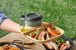 Cốc súp có nắp Inomata 300ml - Màu xanh_4