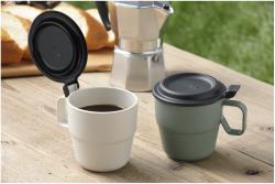 Cốc uống nước có nắp Inomata 360ml - Màu xanh_7