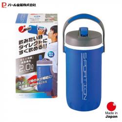 Bình giữ nhiệt thể thao Sportion One Touch 2 lít - Xanh Blue_17