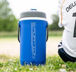 Bình giữ nhiệt thể thao Sportion One Touch 2 lít - Xanh Blue_5