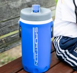 Bình giữ nhiệt thể thao Sportion One Touch 2 lít - Xanh Blue_9