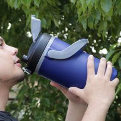 Bình giữ nhiệt thể thao Sportion One Touch 2 lít - Xanh Sapphire_3