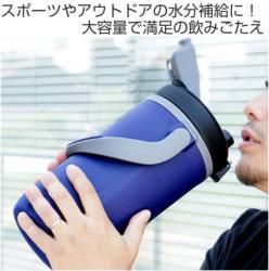 Bình giữ nhiệt thể thao Sportion One Touch 2 lít - Xanh mint_9