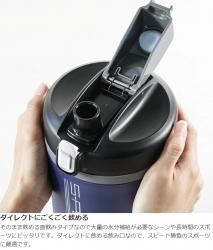 Bình giữ nhiệt thể thao Sportion One Touch 2 lít - Xanh mint_13