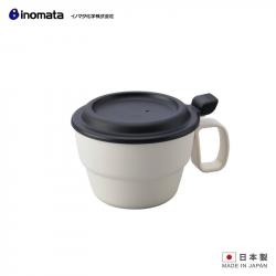 Cốc súp có nắp Inomata 300ml - Màu trắng_A