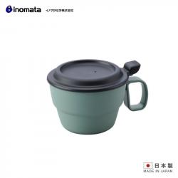 Cốc súp có nắp Inomata 300ml - Màu xanh_A