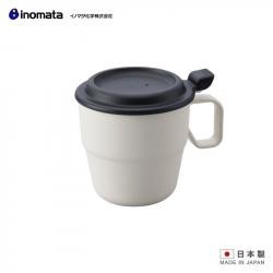 Cốc uống nước có nắp Inomata 360ml - Màu trắng_A