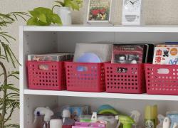 Rổ đựng đồ đa dụng cỡ trung - Hồng_2