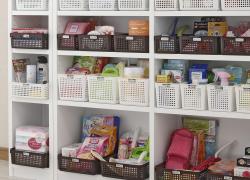 Rổ nhựa đa dụng Inomata size A4 - Màu trắng_11