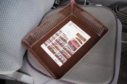 Rổ nhựa đa dụng Inomata size A4 - Màu nâu_9