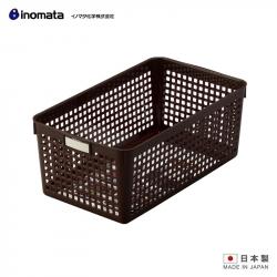 Rổ nhựa đa dụng Inomata size M - Màu nâu_14