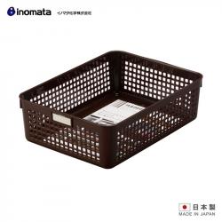 Rổ nhựa đa dụng Inomata size L  - Màu nâu_12