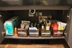 Rổ nhựa đa dụng Inomata size L  - Màu nâu_8