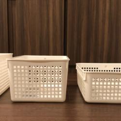 Rổ nhựa đa dụng Inomata size XL - Màu trắng_7