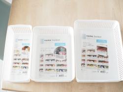 Rổ nhựa đa dụng Inomata size L - Màu trắng_4