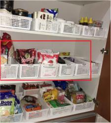 Rổ nhựa đa dụng Inomata size M - Màu trắng_8