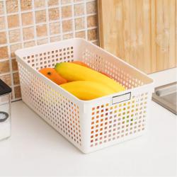 Rổ nhựa đa dụng Inomata size M - Màu trắng_4