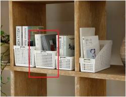 Rổ nhựa đa dụng Inomata size M - Màu trắng_7