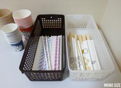 Rổ nhựa đa dụng Inomata size S - Màu trắng_11