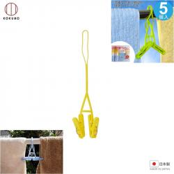 Set 10 kẹp quần áo có dây treo tiện lợi Kokubo Color Cruise_9