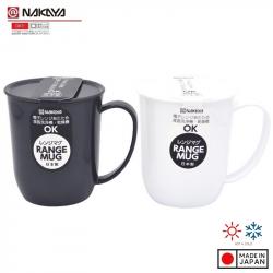 Cốc nhựa có nắp Range Mug Monotone 300ml - Màu đen_3