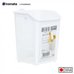 Giỏ đựng đũa, thìa hút chân không - màu Trắng_3