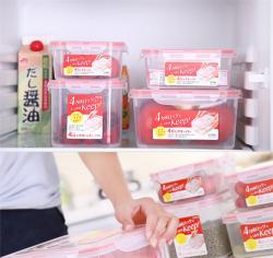 Hộp đựng thực phẩm chữ nhật Inomata 700ml_5