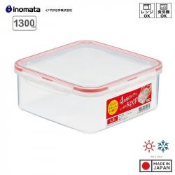 Hộp đựng thực phẩm vuông Inomata 1.3L_A