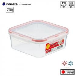 Hộp đựng thực phẩm vuông Inomata 730ml_A