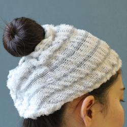 Khăn mũ trùm đầu khi tắm Towa Sangyo - Bản hẹp_3