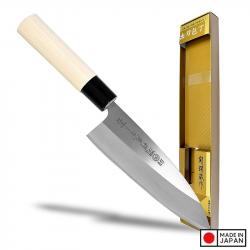 Dao thái làm bếp nắm gỗ đầu nhọn Tsubaro Nikken Nhật Bản 29.5cm_2