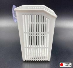 Giỏ đựng đũa, thìa hút chân không - màu Trắng_8