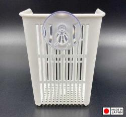 Giỏ đựng đũa, thìa hút chân không - màu Trắng_7