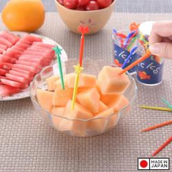 Hộp 25 tăm xiên trái cây hình gấu Chibikko Pick_3