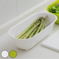 Rổ nhựa đa năng chữ nhật 2 lớp màu xám_10