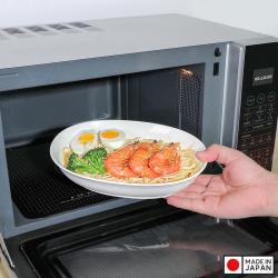 Đĩa bầu dục sâu lòng màu trắng 1.0L_9