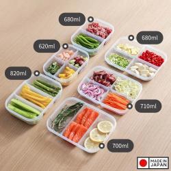 Hộp thực phẩm 02 ngăn Nakaya Container E 680ml_8