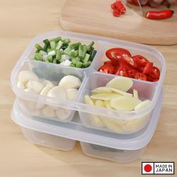 Hộp thực phẩm 04 ngăn Nakaya Container D 620ml_4