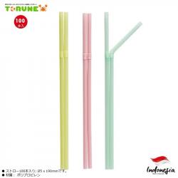 Set 100 ống hút Torune Flexible Straw Ø5x190mm_3