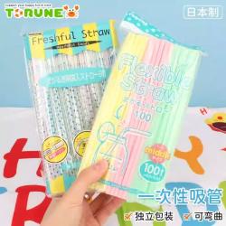 Set 100 ống hút Torune Flexible Straw Ø5x190mm_4