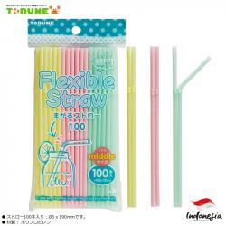 Set 100 ống hút Torune Flexible Straw Ø5x190mm_2