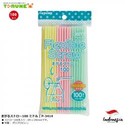 Set 100 ống hút Torune Flexible Straw Ø5x190mm_1