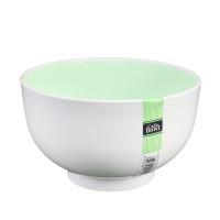 Bát nhựa cỡ trung - màu trắng lòng xanh_3