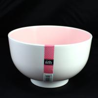 Bát tròn cỡ to - Màu trắng lòng màu hồng_2